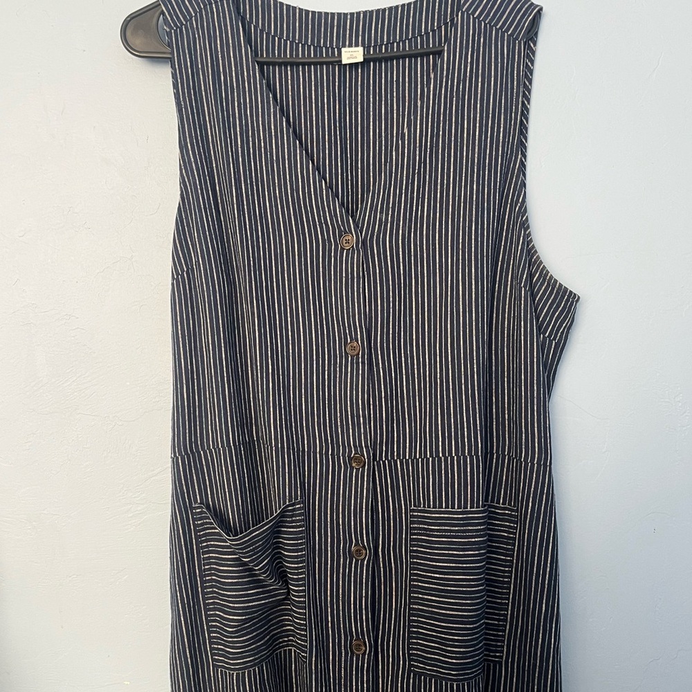 Old Navy linen dress. Sz XL